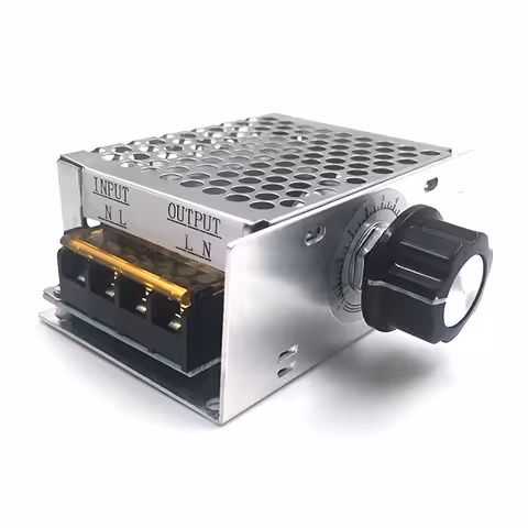 Variatore di Tensione 220V AC 4000W – Regolatore di Velocità per Motore Elettrico di Smerigliatrice, Ventilatore, Aspiratore