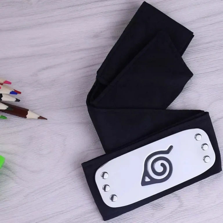 Accessorio cosplay Naruto – bandana con simbolo foglia Konoha