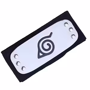 Bandana Originale Naruto Headband Villaggio della Foglia Konoha – Accessorio Cosplay Ninja