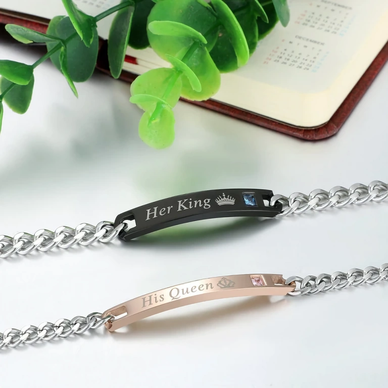 Bracciali coppia adatti per Valentine’s Day o anniversari