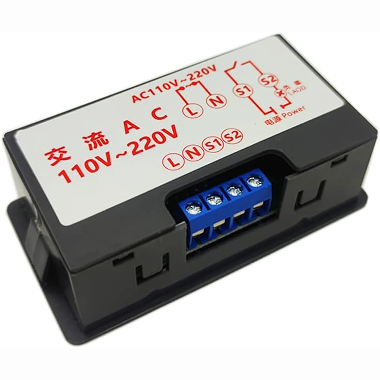 Modulo relè temporizzato con funzione loop – vista posteriore Vista posteriore modulo con funzione loop per temporizzazione ciclica