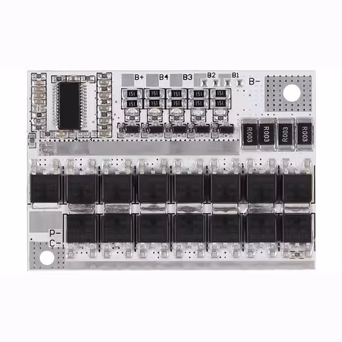 BMS 5S 100A 21V – Modulo di Protezione ed Equilibratura per Batterie Li-Ion 18650