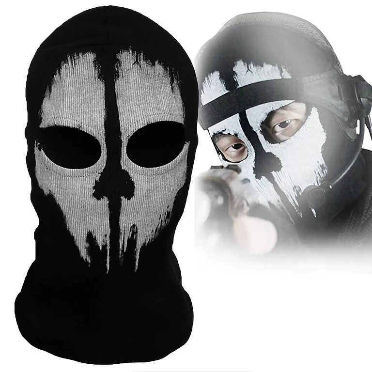 Maschera Call of Duty Ghosts per paintball e airsoft Maschera personalizzata Call of Duty Ghosts per attività outdoor paintball, airsoft e sport