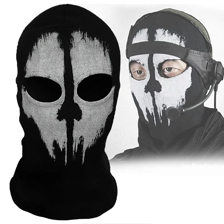 Maschera passamontagna Call of Duty Ghosts per sci e sport Maschera passamontagna Call of Duty Ghosts per sci, sport invernali e outdoor