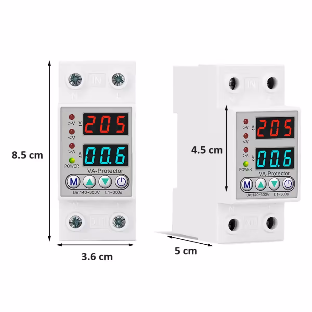 Relè protezione sovratensione e sovracorrente 220V