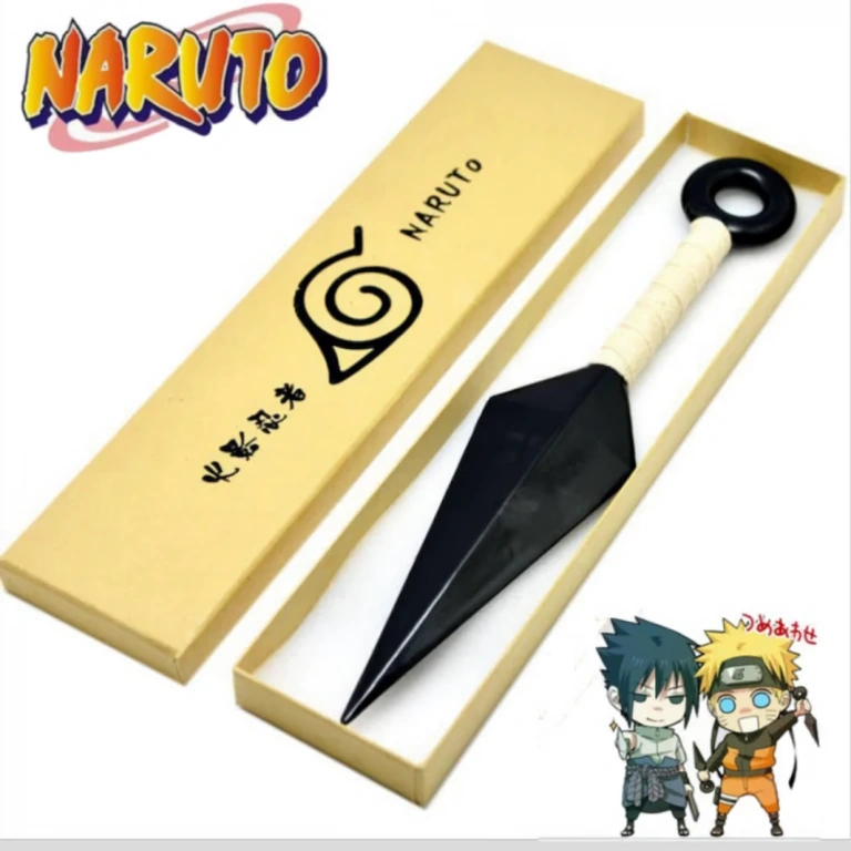 Coltello in plastica stilizzato per bambini, ispirato all’universo Naruto