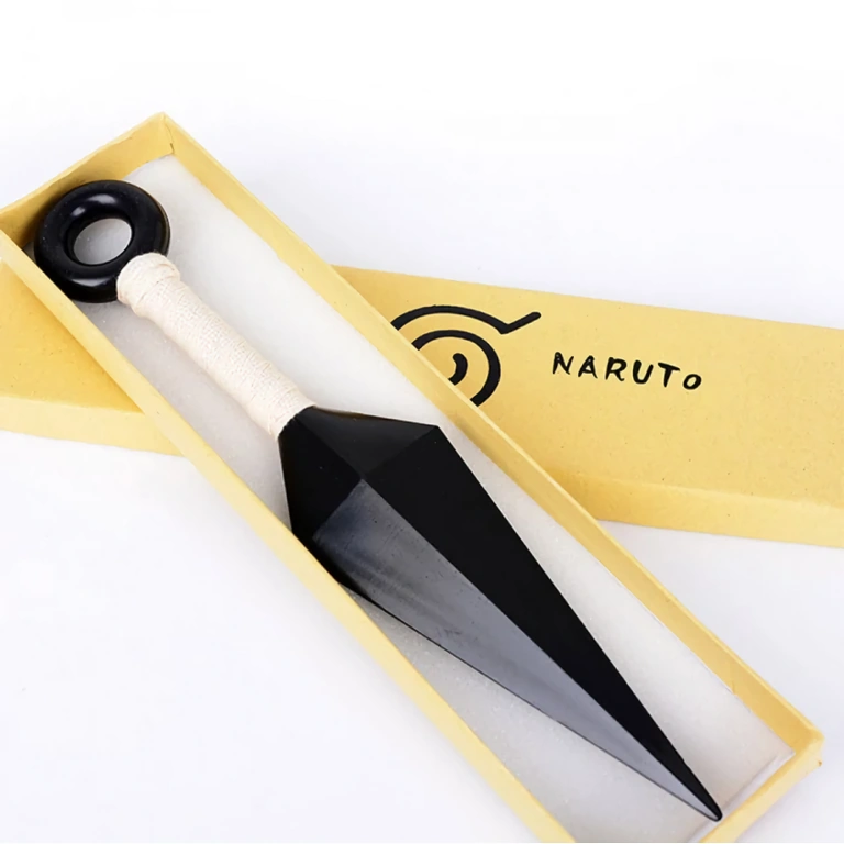 Oggetto da collezione per fan Naruto, coltello Kunai realistico in plastica