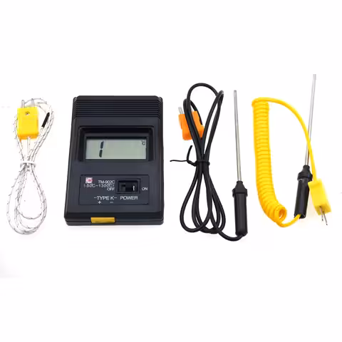 Termometro Digitale Professionale Industriale con Sonda Tipo K – Misura fino a 1300°C