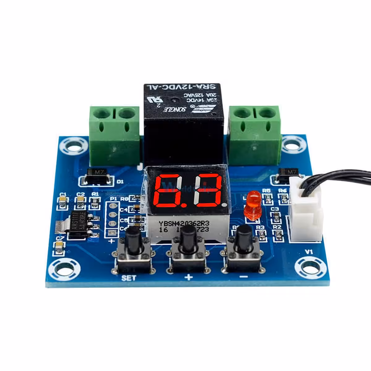 Dispositivo con regolazione digitale per avvio/arresto irrigazione su terreno secco