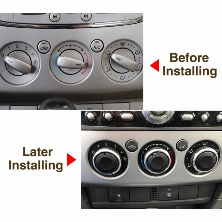 Set pulsanti cruscotto climatronic / AC – compatibilità varia