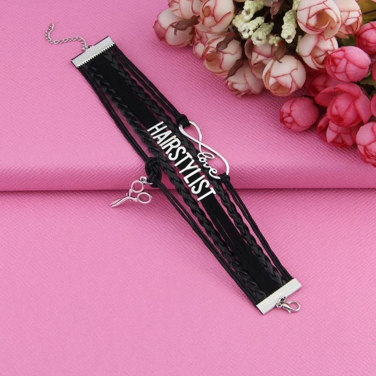 Accessorio maschile intrecciato, perfetto per hairstylist e parrucchieri