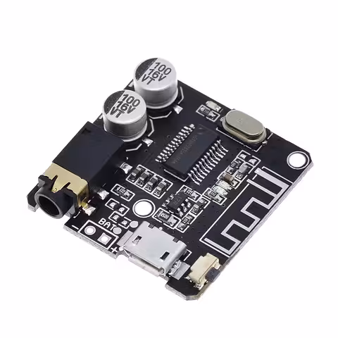 Ricevitore Audio Bluetooth 5.0 VHM-314 con USB – Adattatore Auto, Scheda Audio Esterna, App per Telefono