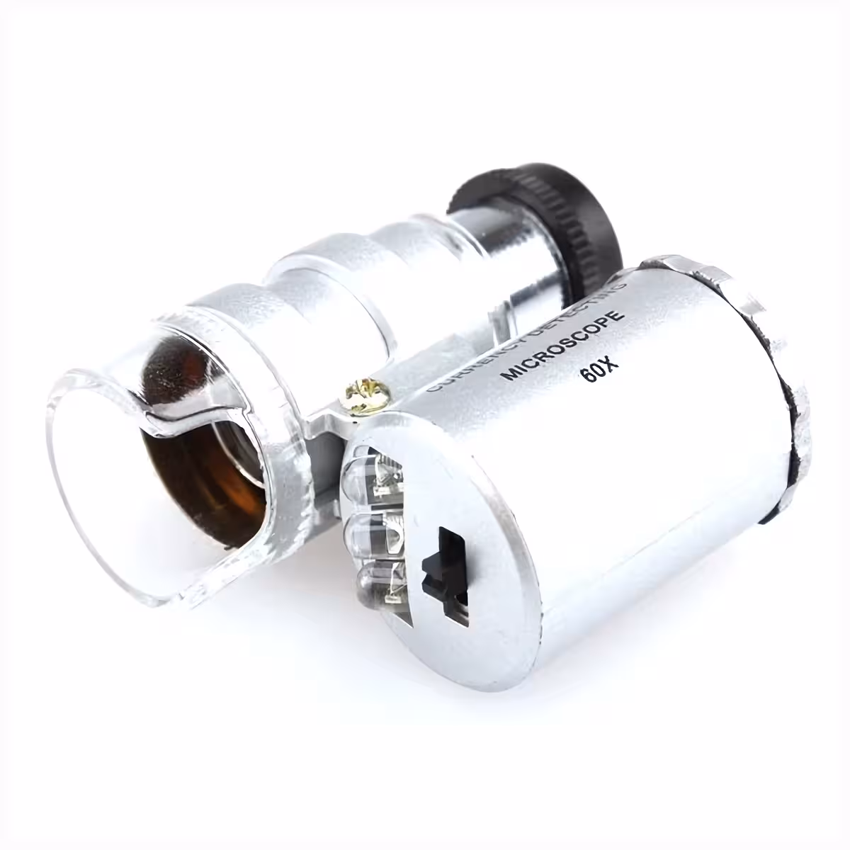 Microscopio mini portatile con illuminazione UV per varie ispezioni