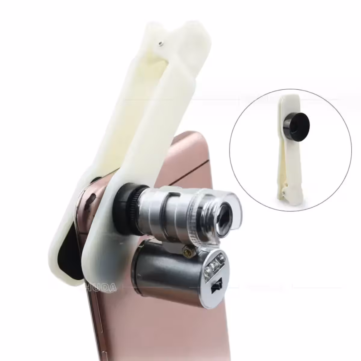 Microscopio con adattatore per smartphone, per foto dettagli microscopici