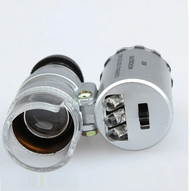 Microscopio lente per controllo orologi Microscopio lente ideale per ispezione orologi con illuminazione LED