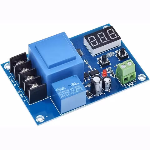 Modulo Carica Batterie XH-M602, Controllore Tensione Regolabile 3.7V–120V per 12V 24V 48V Auto, Pannelli Solari e UPS