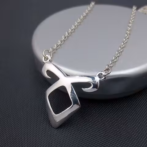 Ciondolo Collana The Mortal Instruments City of Bones – Angelo, Collana Fantasy Argentata