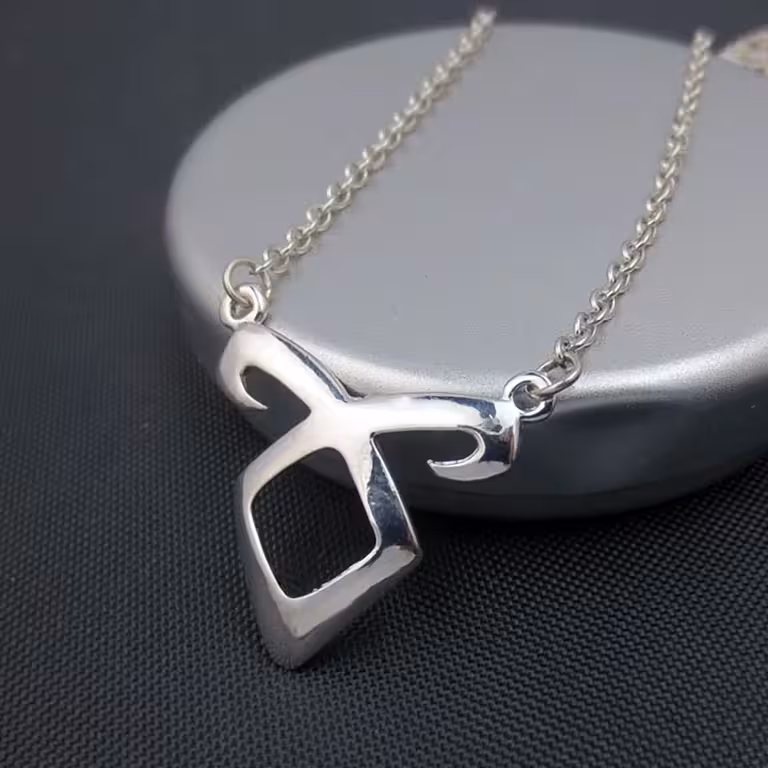 Ciondolo Collana The Mortal Instruments City of Bones – Angelo, Collana Fantasy Argentata