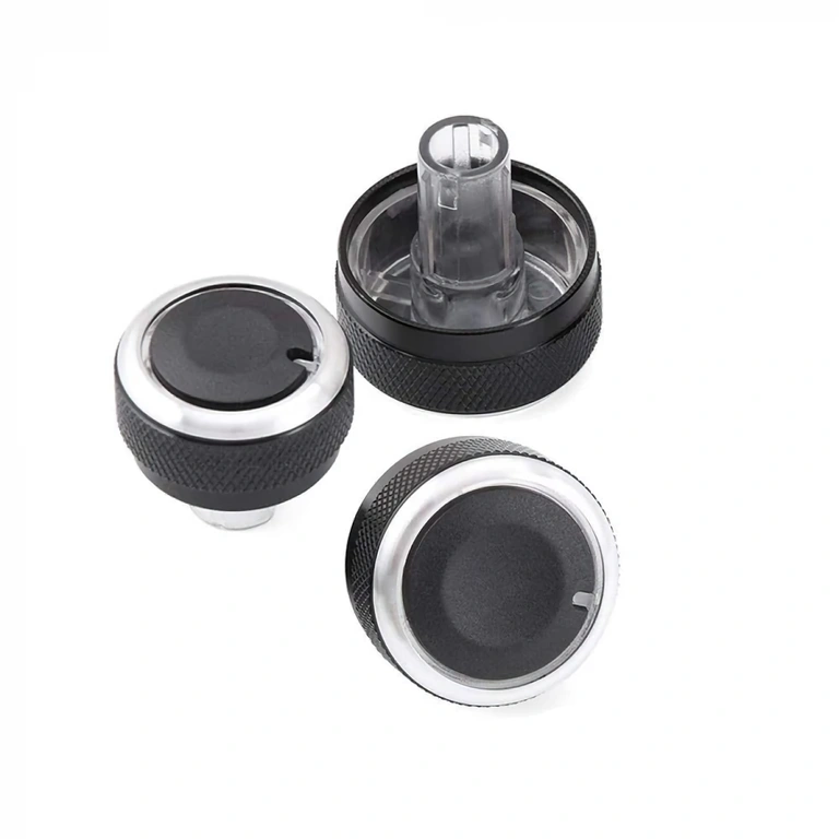 Set completo pulsanti pannello climatizzazione VW Manopole rotative cruscotto per controllo aria condizionata VW