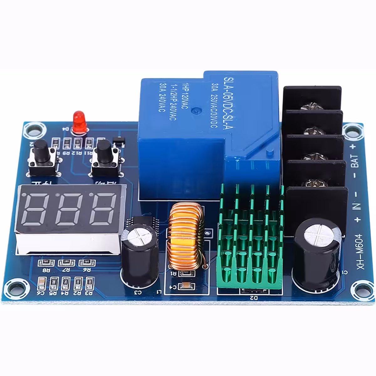 Modulo regolabile con display per controllo tensione di ricarica