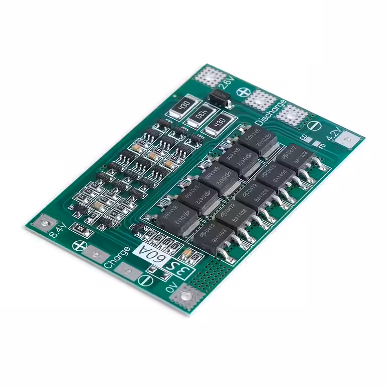 Modulo BMS 3S 60A per Batterie 18650 Li-Ion – Protezione Carica, Scarica ed Equilibratura