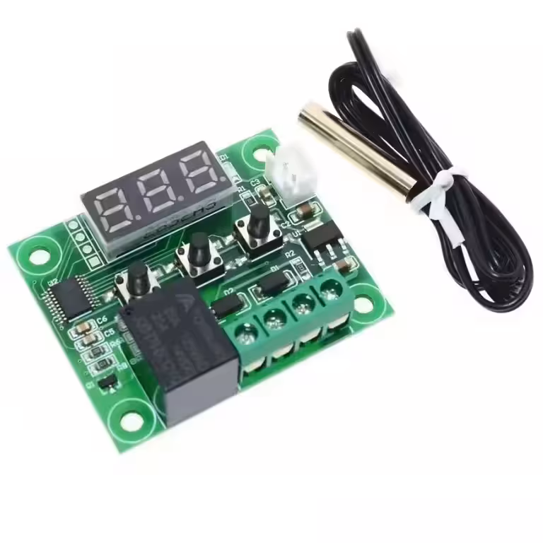 Termostato Digitale Universale 12V W1209 con Relè 20A e Sonda per Controllo Temperatura