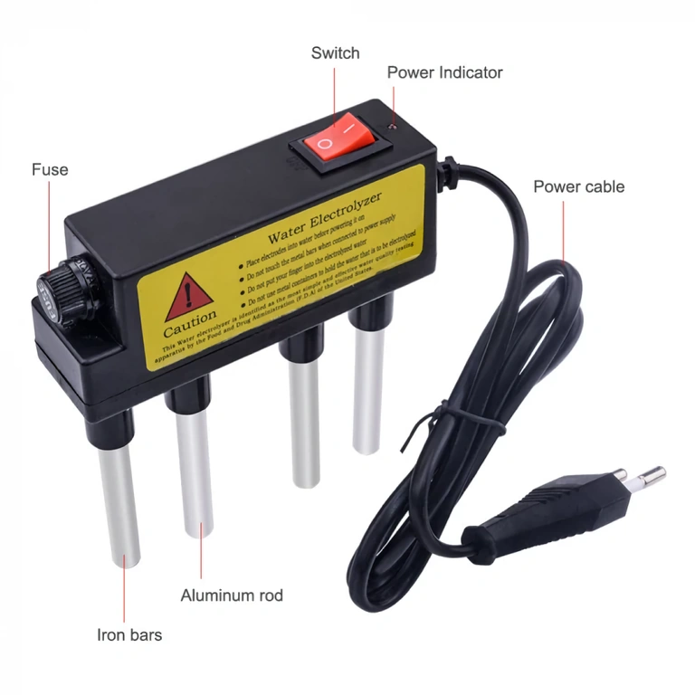 Piccolo dispositivo per test rapido dell’acqua in casa