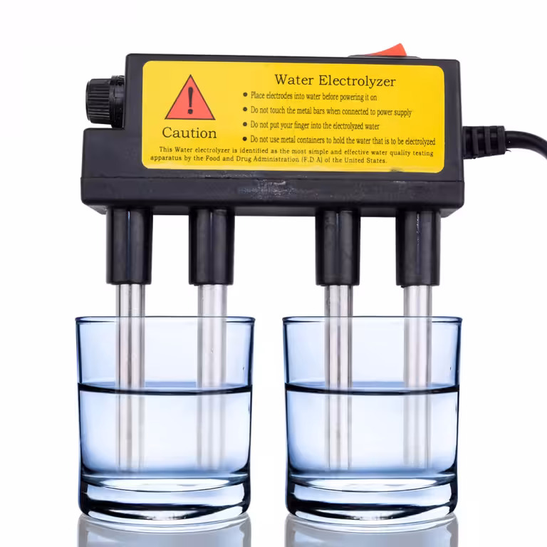 Elettrolizzatore per Acqua – Dispositivo per Elettrolisi e Test Qualità dell’Acqua domestica