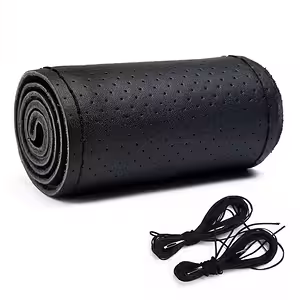 Coprivolante in Pelle Naturale di Vitello Forata Universale con Filo e Ago