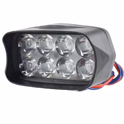 Faro LED Proiettore Universale 12–85V per Moto, Bicicletta, Monopattino, ATV