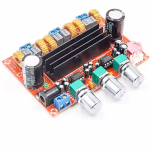 Amplificatore Stereo 2.1 TPA3116D2 – 2x50W + 100W Subwoofer Classe D, Modulo Audio