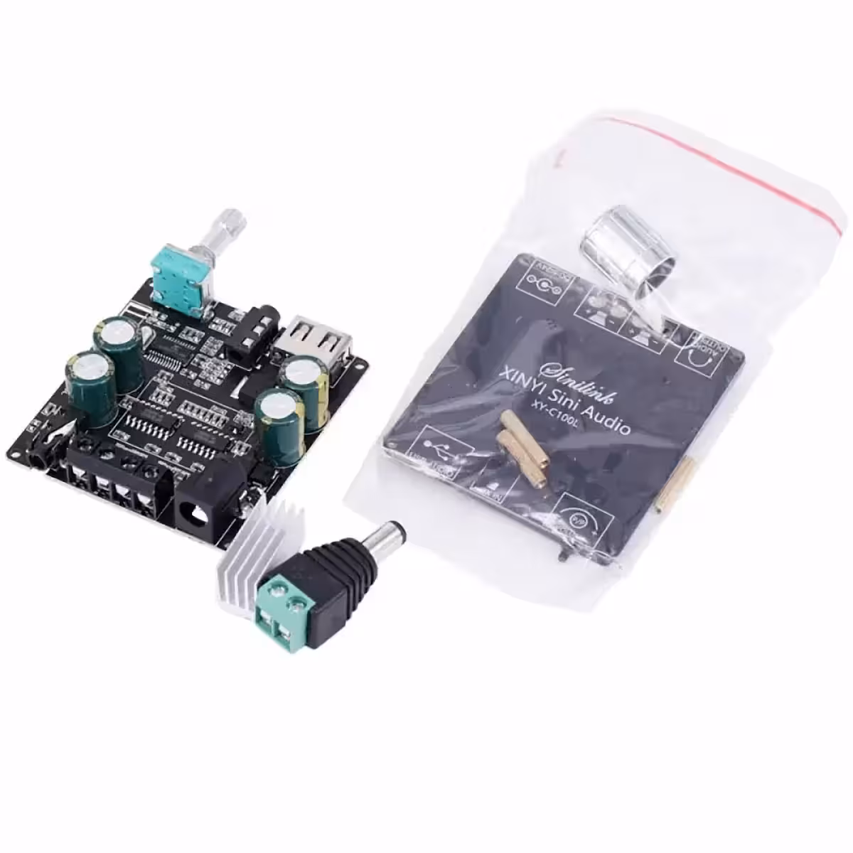 Mini amplificatore Classe D con raffreddamento efficiente e Bluetooth