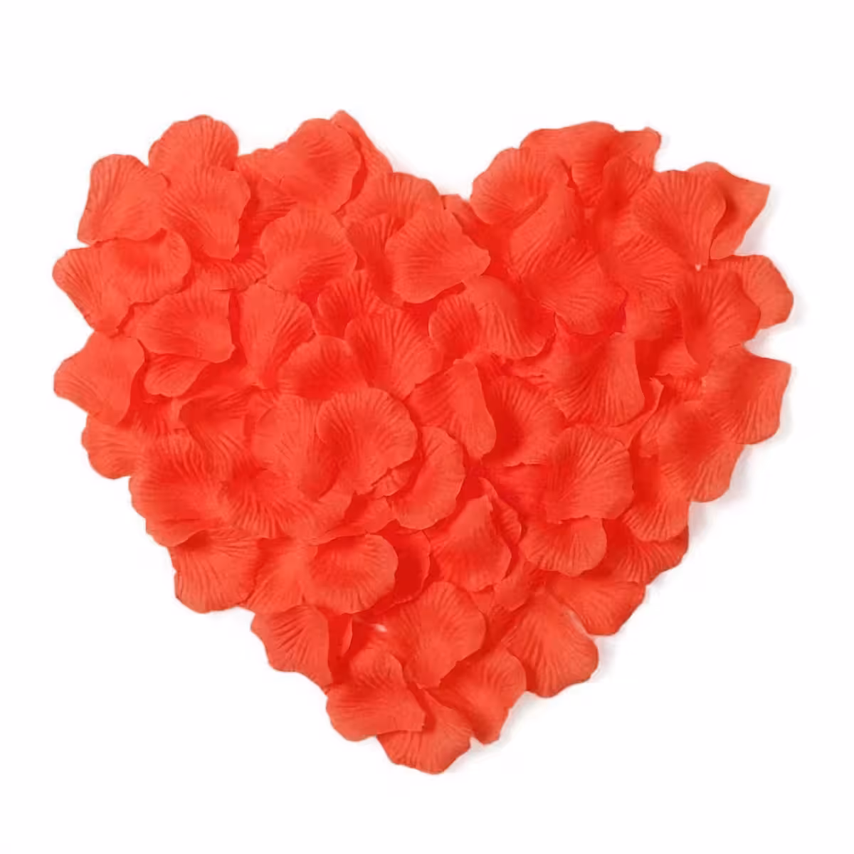 Petali di rosa rossi artificiali – perfetti per decorazioni di luna di miele