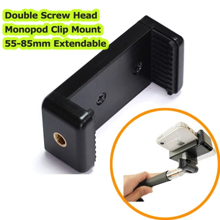 Supporto universale clip per telefono Pinza universale per fissare smartphone su treppiede