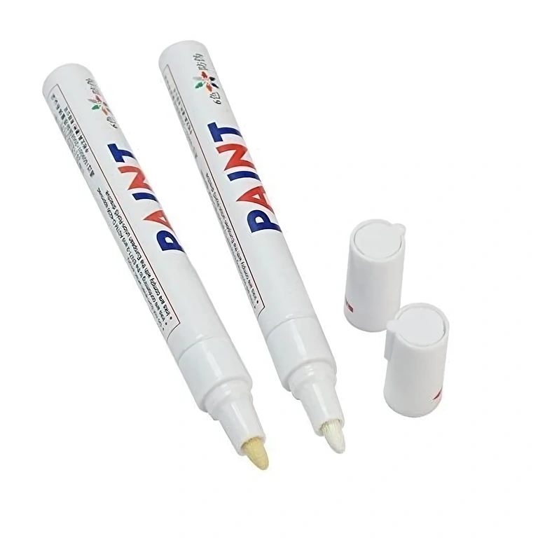 Pennarello vernice bianca per pneumatici auto e bici Pennarello bianco ideale per pneumatici di auto o biciclette