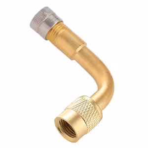 Prolunga Valvola Auto in Metallo con Valvola – Estensione 90° per Camion, Bicicletta e Monopattino Elettrico