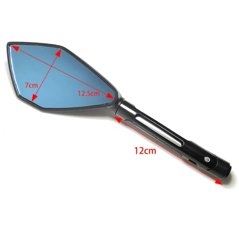 Specchi eleganti con fissaggio resistente per qualsiasi tipo di moto