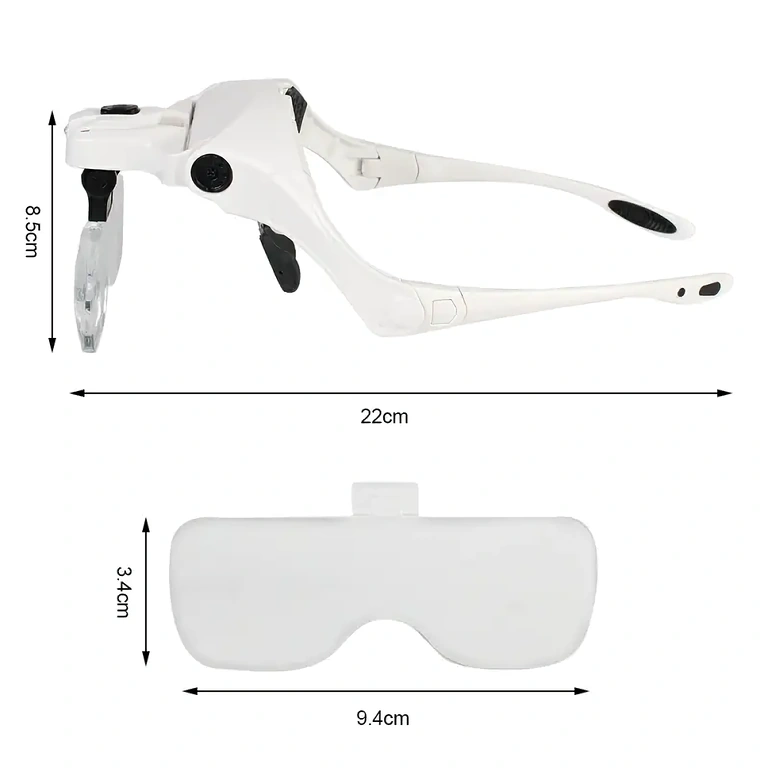 Lenti acriliche chiare e resistenti per attività professionali o hobby