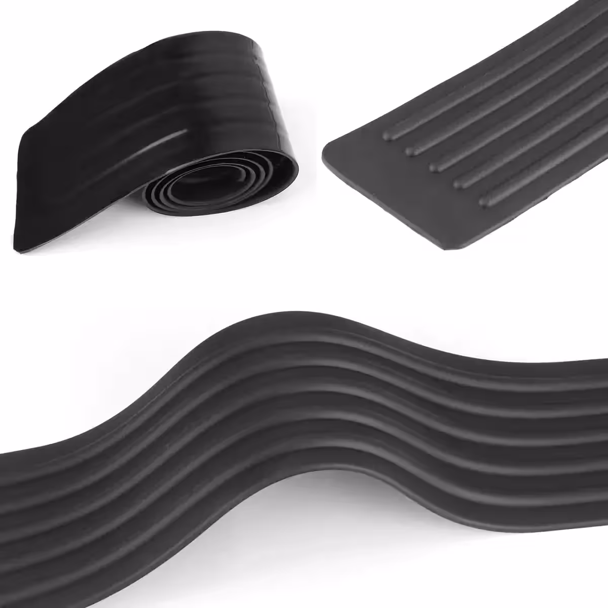 Ornamento gomma protezione bordo portabagagli universale