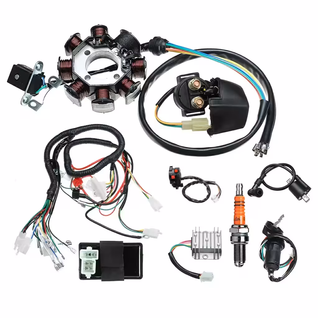 Impianto elettrico completo ATV cinese 150cc 200cc 250cc 300cc – cablaggio completo motore verticale 4T