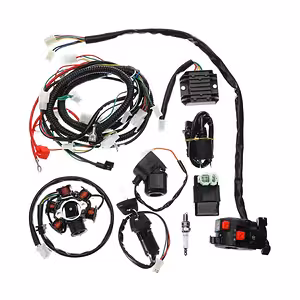 Impianto elettrico completo ATV Cross GY6 125cc / 150cc – kit cablaggio + componenti avviamento