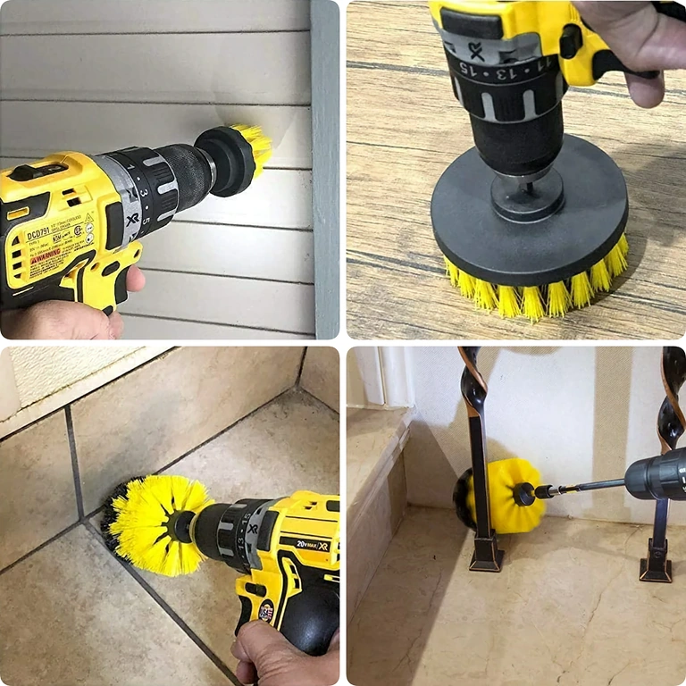 Spazzola universale per pulizia bagno, tappeti e mobili