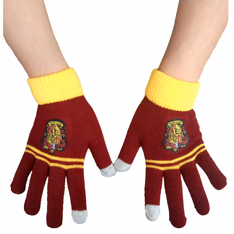 Guanti invernali Harry Potter Grifondoro – abbigliamento ufficiale Hogwarts
