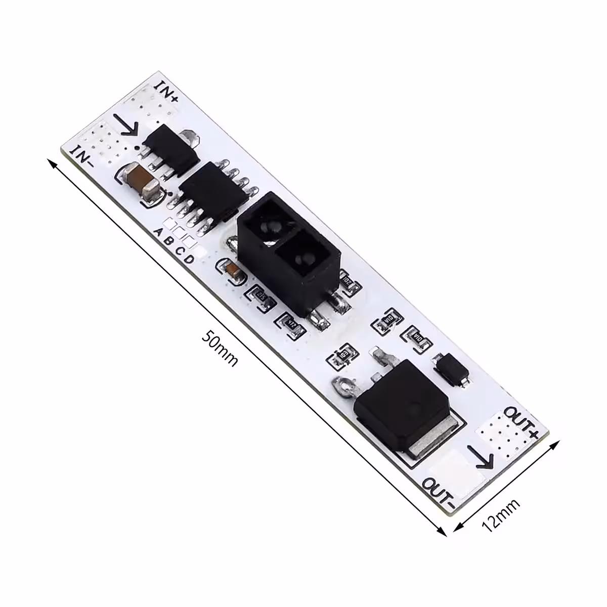 Schema con dimensioni e indicazioni per montaggio sensore XK-GK-4010A
