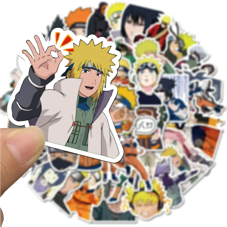 Adesivi divertenti con personaggi Naruto Shippuden