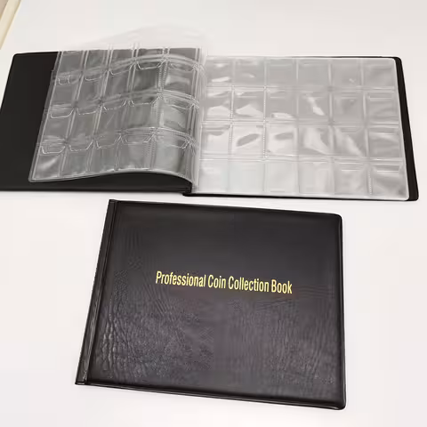 Album raccoglitore per collezione di monete – capacità 240 monete numismatiche