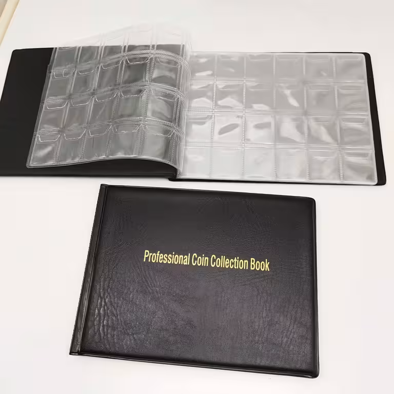 Album raccoglitore per collezione di monete – capacità 240 monete numismatiche