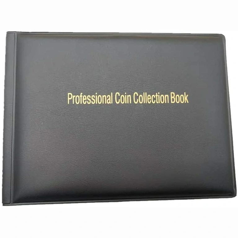 Album con tasche per monete, ideale per collezionisti principianti e avanzati