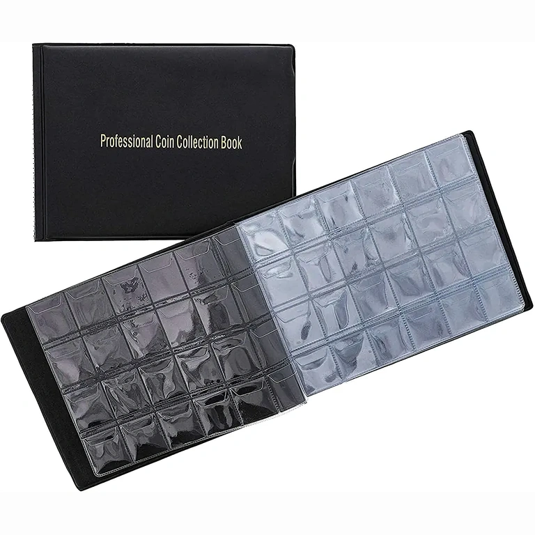 Album in materiale OPP ecologico, protegge le monete