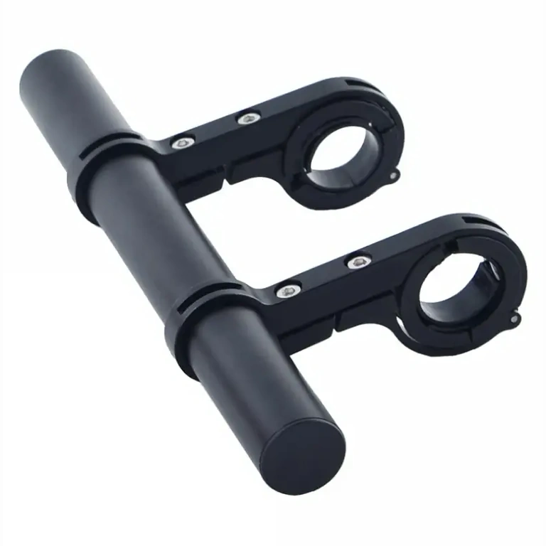 Adattatore manubrio universale bicicletta/monopattino Adattatore metallico per montaggio accessori su manubrio